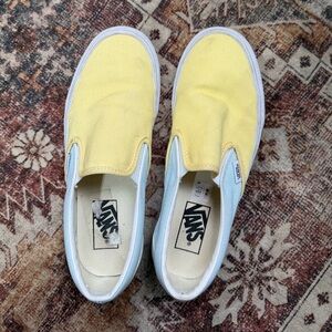 Vans Classic Yellow Slip-On Shoes